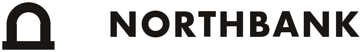 The Northbank Design Co. wordmark: an arch mark beside the word NORTHBANK.